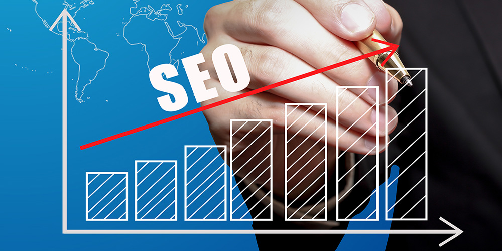 SEO效果示意图 网站SEO上升图